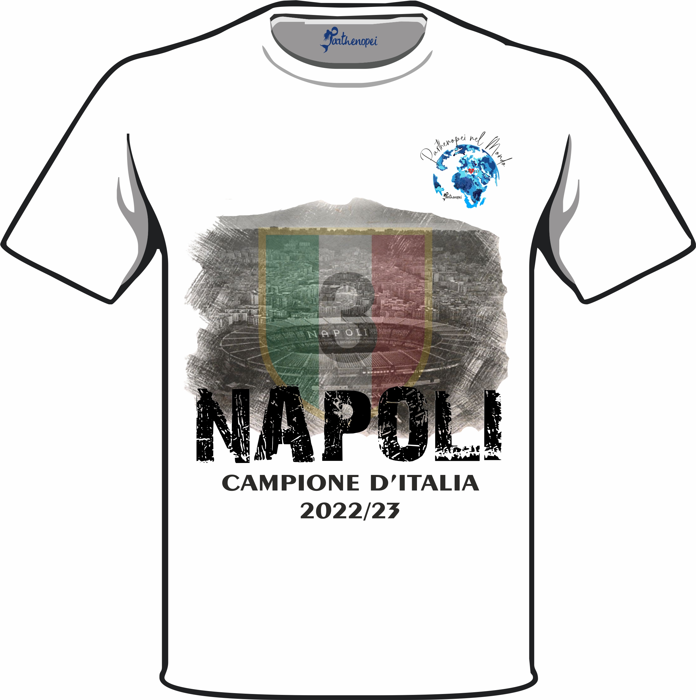 T-SHIRT NAPOLI CAMPIONE